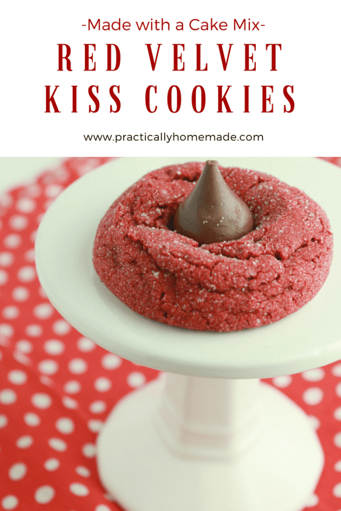 red velvet kiss cookies | red velvet kiss | red velvet cake mix cookies | red velvet cake mix recipes | red velvet cake mix ideas | red velvet cake mix desserts