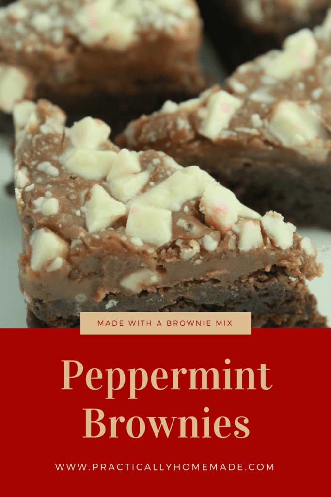 peppermint brownies | peppermint brownies with frosting | brownie mix peppermint | brownie mix peppermint brownies | easy peppermint brownies