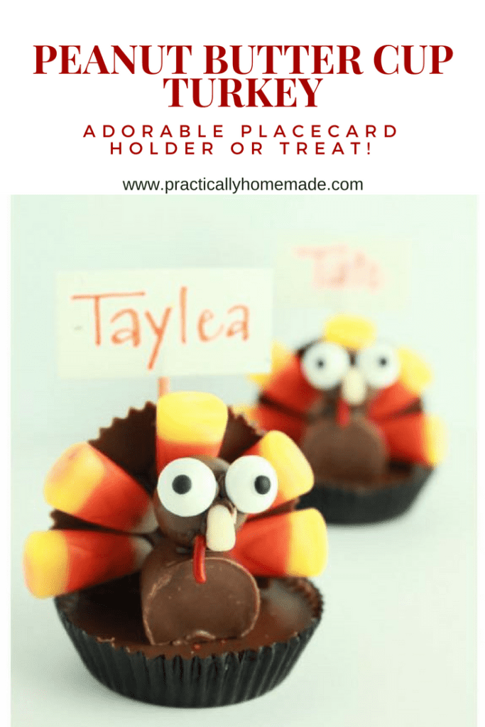 peanut butter cup turkey | candy turkeys | candy turkeys for thanksgiving | candy turkeys diy | candy turkeys for kids | edible place card holder