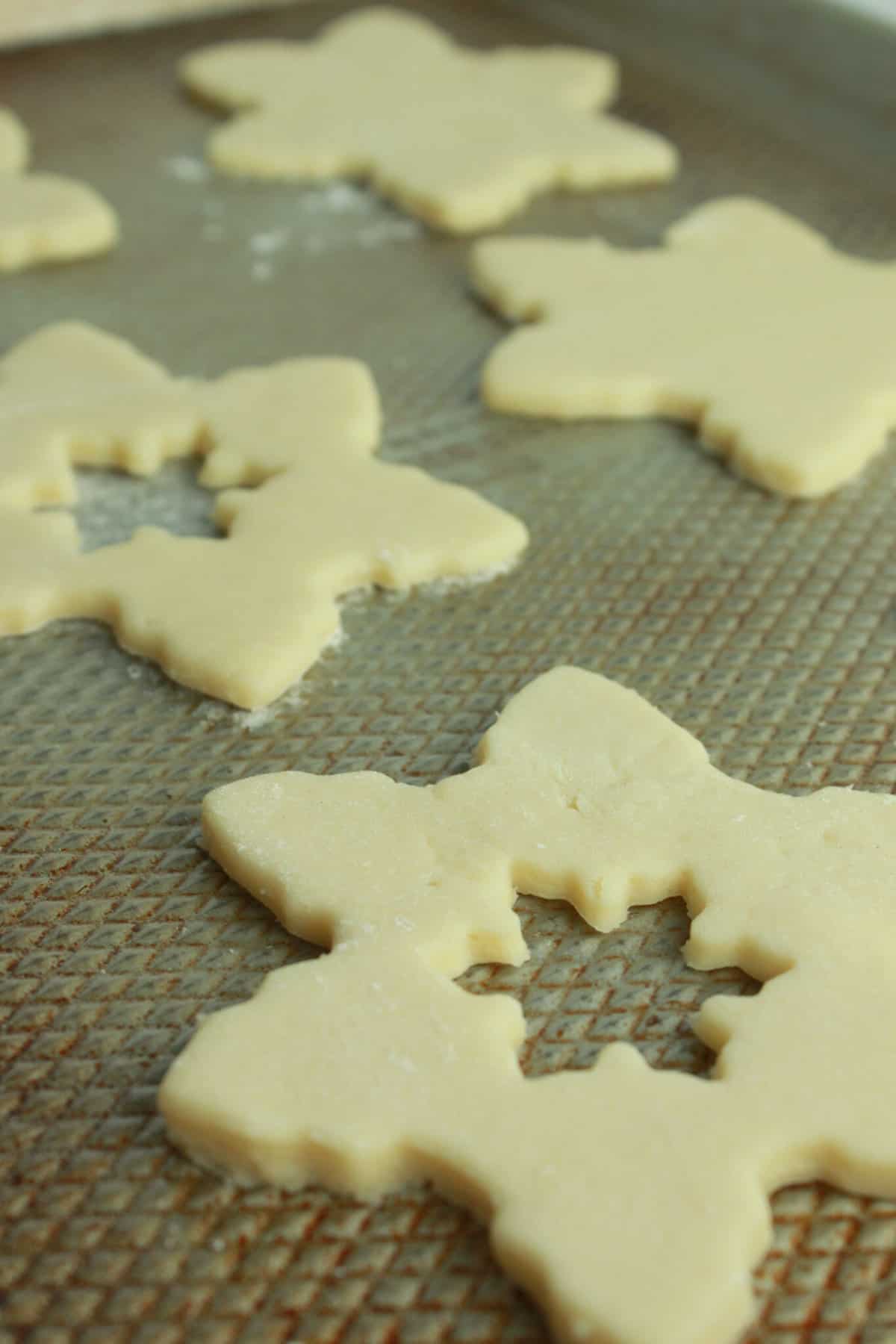 Snowflake Linzer Cookies {using Cream Cheese Sugar Cookie dough ...