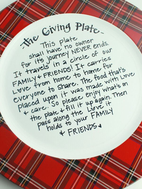 How to Make a Giving Plate - a tutorial featured by top US cookie blogger, Practically Homemade