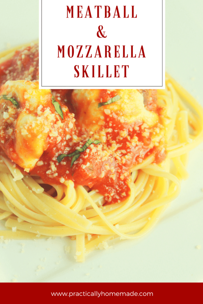 meatball and mozzarella | meatball and mozzarella recipe | meatball skillet | meatball skillet recipes | meatball skillet dinner | meatball with mozzarella