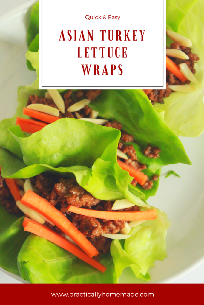 Asian Turkey Lettuce Wraps Practically Homemade