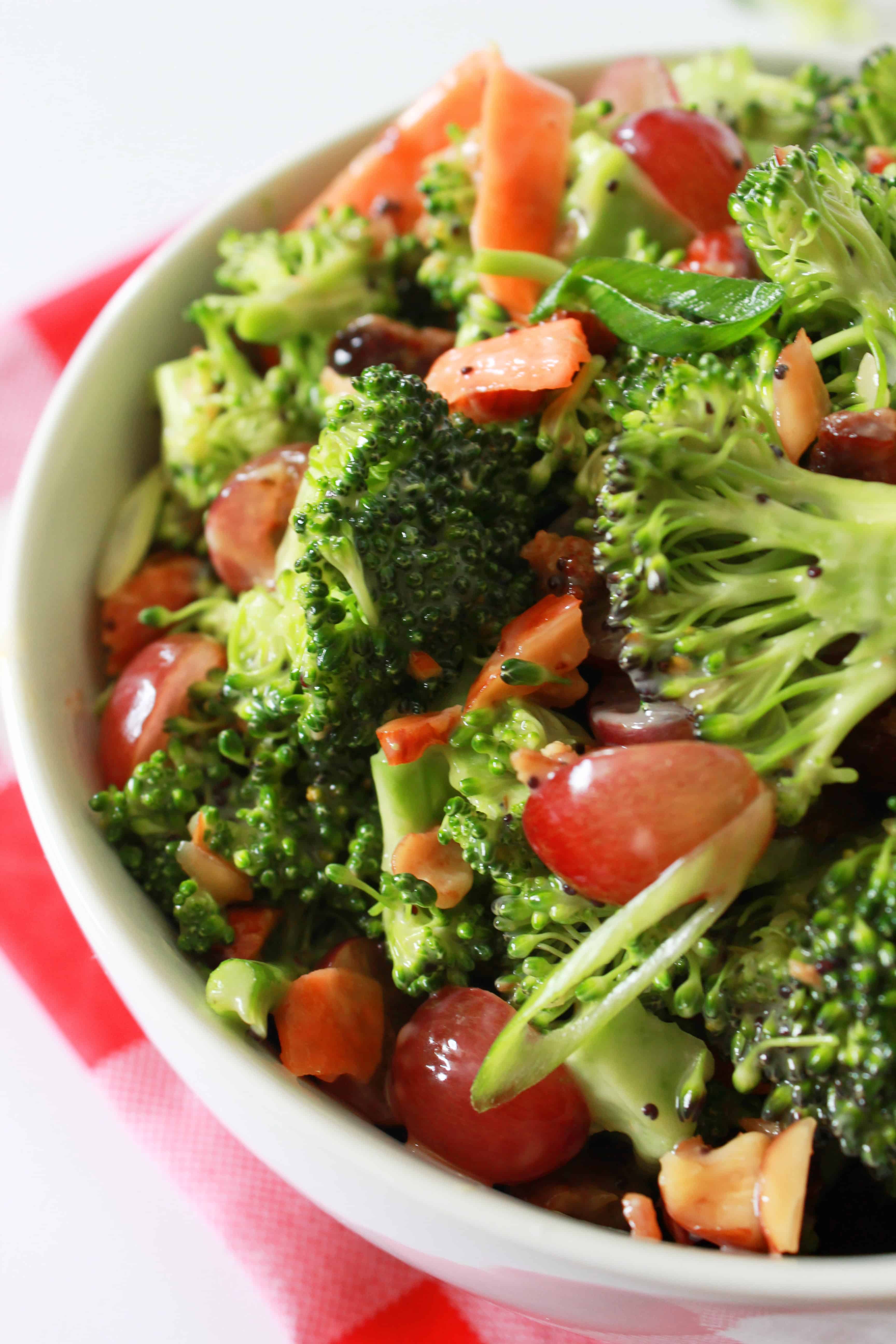 Broccoli Salad With Poppyseed Dressing Practically Homemade   IMG 9020 