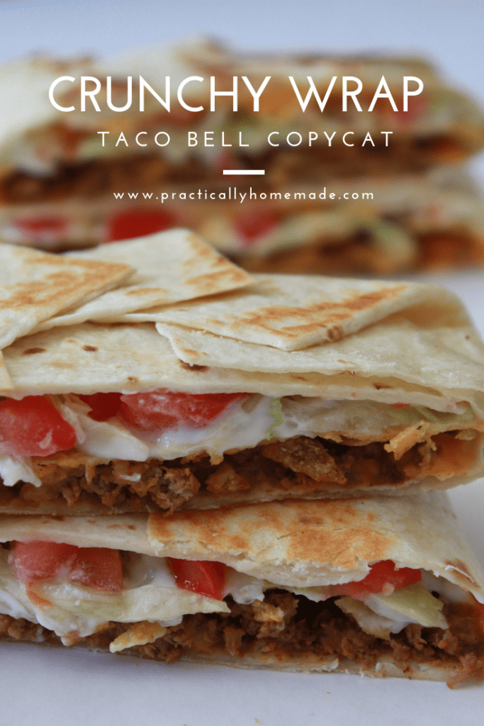 crunchy wrap | crunch wrap supreme | crunch wrap taco bell | crunchy taco | taco bell copy cat recipe | crunch wrap recipe | recipe with tostada shell