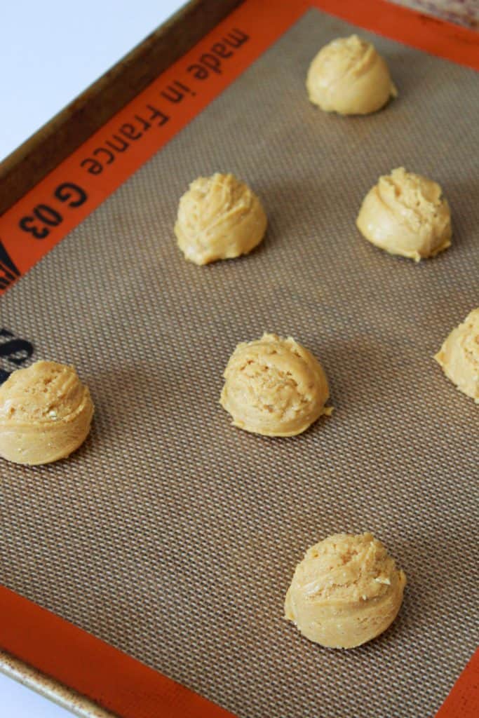 Easy Peanut Butter Texas Sheet Cake Cookies recipe featured by top US food blog, Practically Homemade