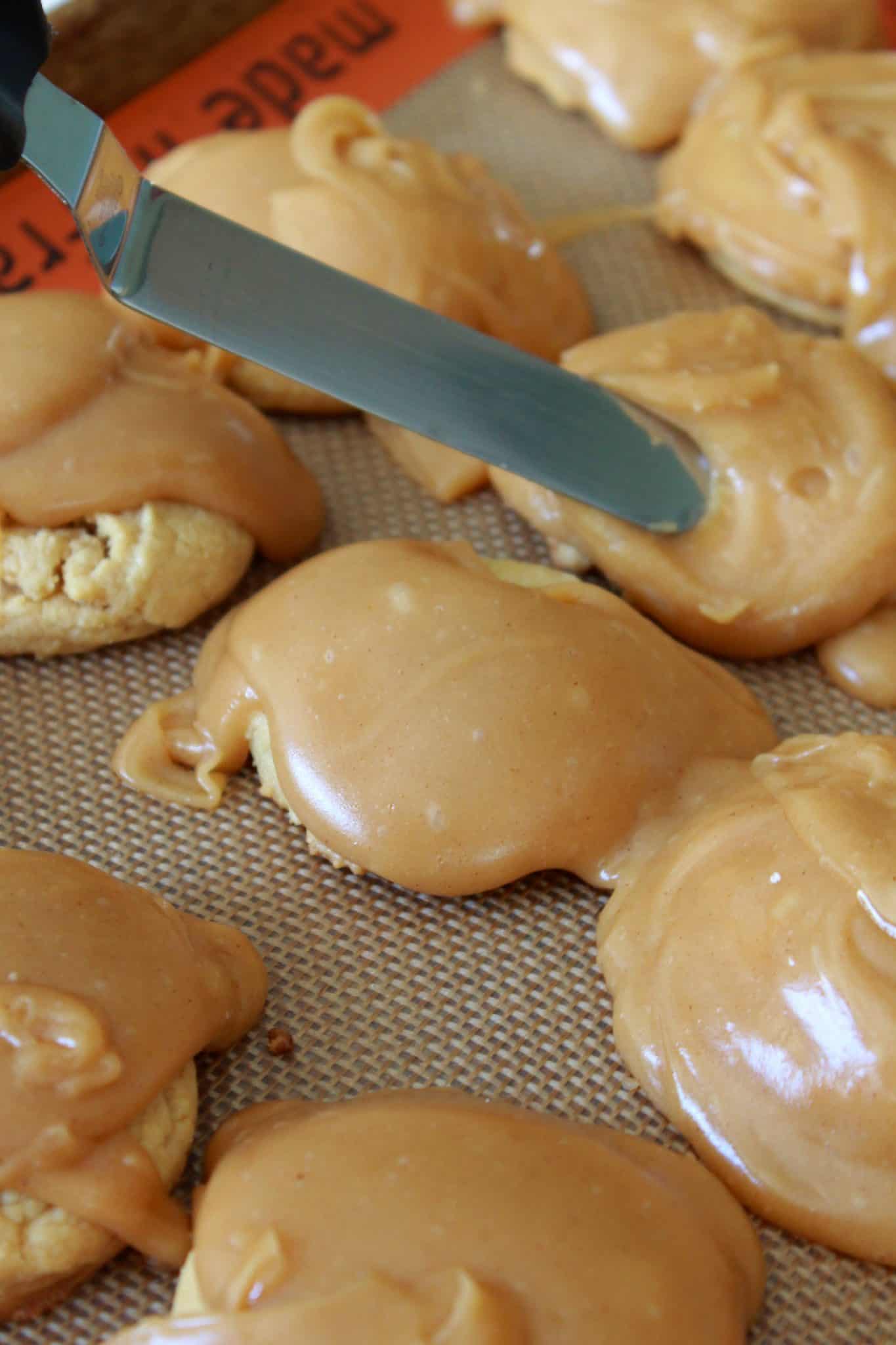 Easy Peanut Butter Texas Sheet Cake Cookies | Practically Homemade