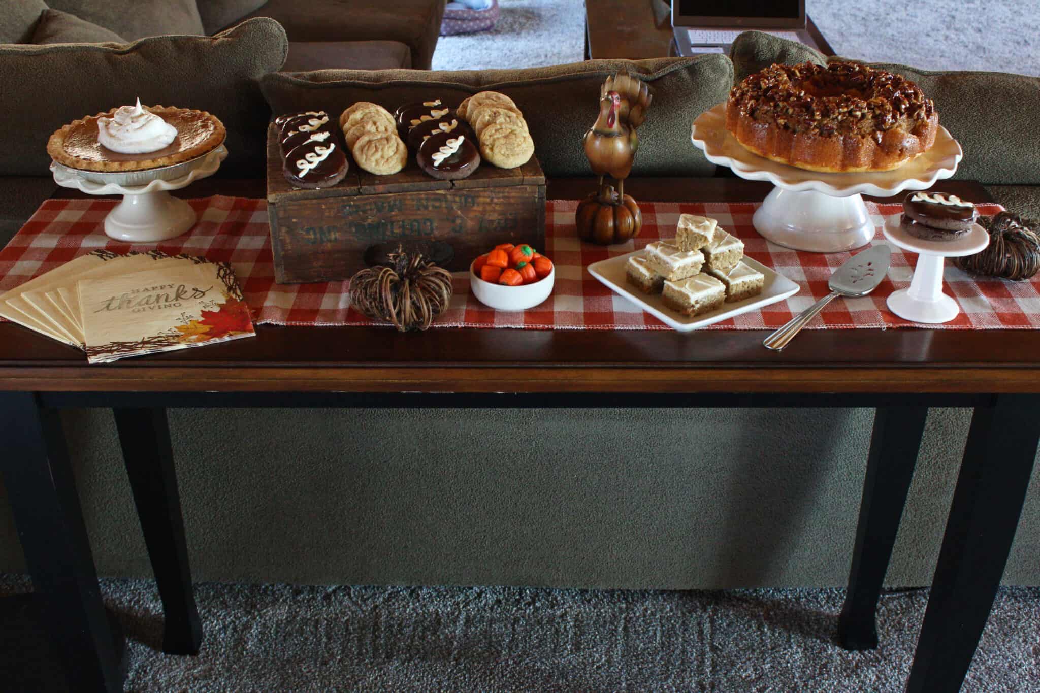 Festive Thanksgiving Dessert Table Ideas featured by top US dessert blog, Practically Homemade