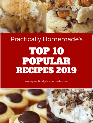 Popular 2019 Recipes featured by top US food blog, Practically Homemade