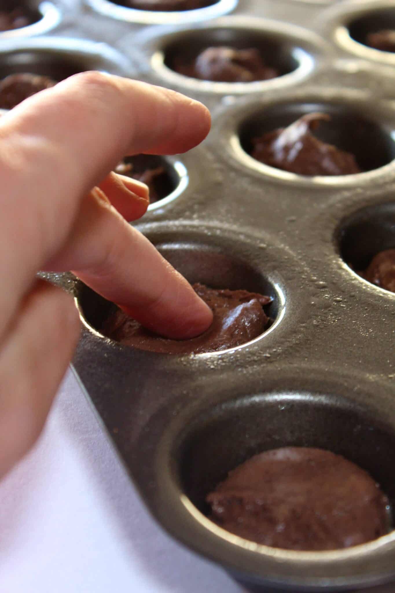Black Forest Cookie Cups Recipe featured by top US cookie blog, Practically Homemade