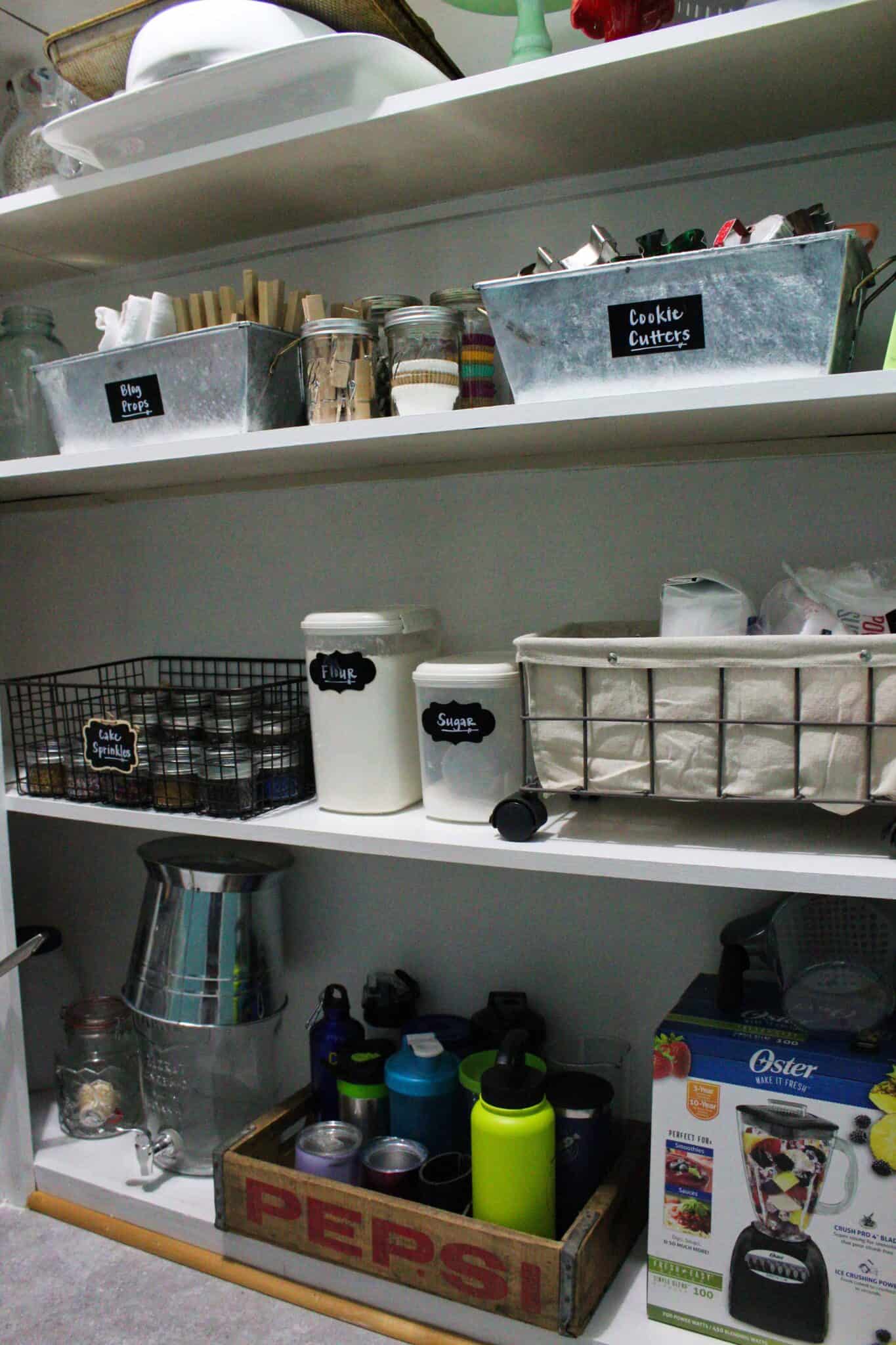 Pantry storage essentials featured by top US food blog, Practically Homemade.