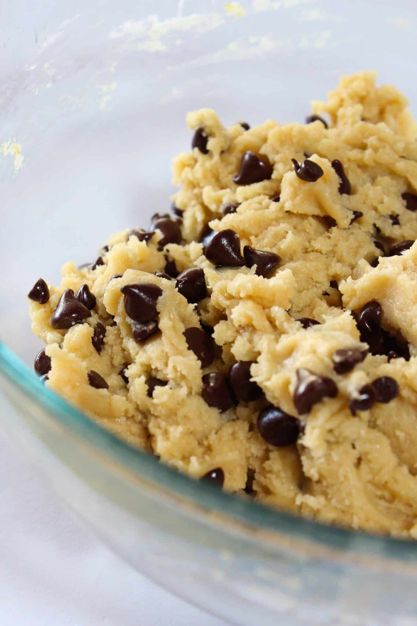 Best Soft Chocolate Chip Cookie recipe featured by top US cookie blog, Practically Homemade