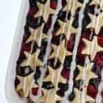 Patriotic Desserts: 4th of July Star Spangled Banner Bars, a recipe featured by top US dessert blogger, Practically Homemade