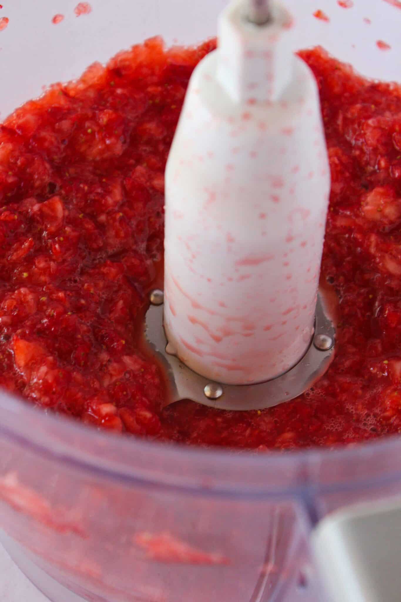 Quick and Easy No Pectin Strawberry Jam featured by top US food blogger, Practically Homemade