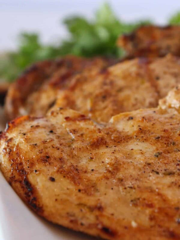 Easy Chicken Marinade Recipe featured by top US food blogger, Practically Homemade