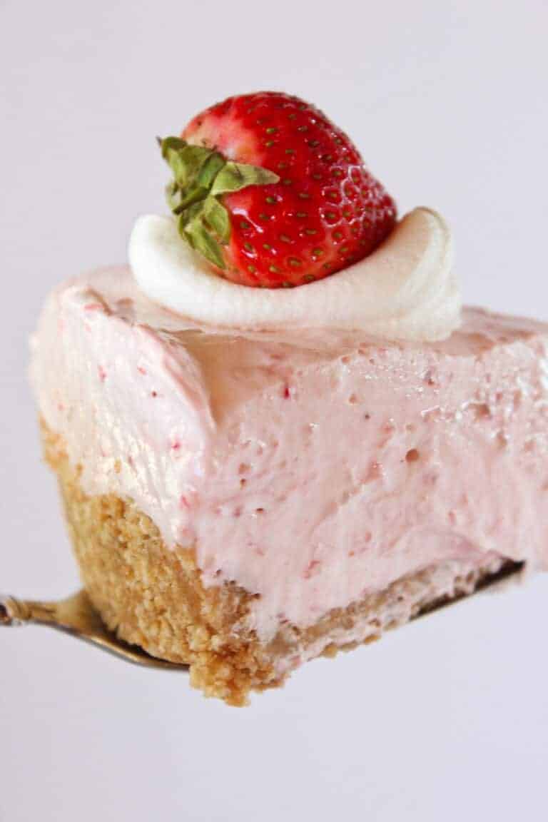 Easy No Bake Strawberry Cheesecake Practically Homemade