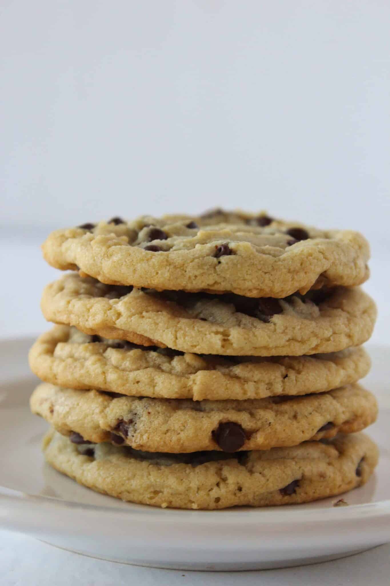 Everyday Chocolate Chip Cookies recipe featured by top US food blogger, Practically Homemade