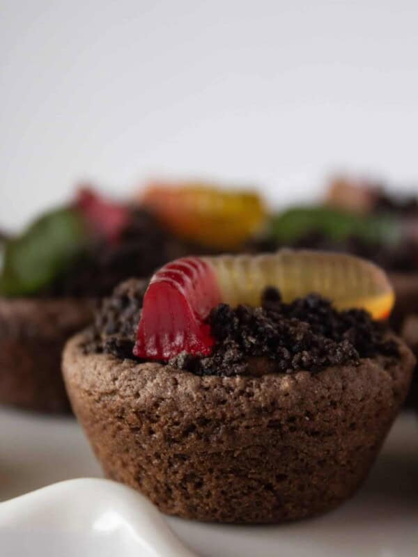 Dirt Cup Cookie Bites Recipe featured by top US cookie blogger, Practically Homemade.