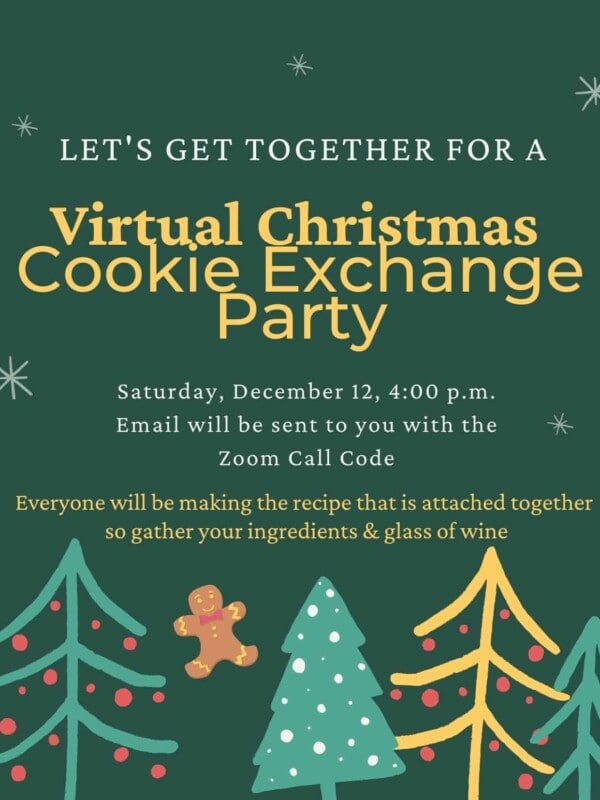 How to Host a Virtual Christmas Cookie Exchange Party, tips featured by top US cookie blogger, Practically Homemade