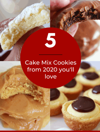 Best Cake Mix Cookies of 2020: Top 5 Easy Cookie Recipes You'll Love featured by top US cookie blogger, Practically Homemade.