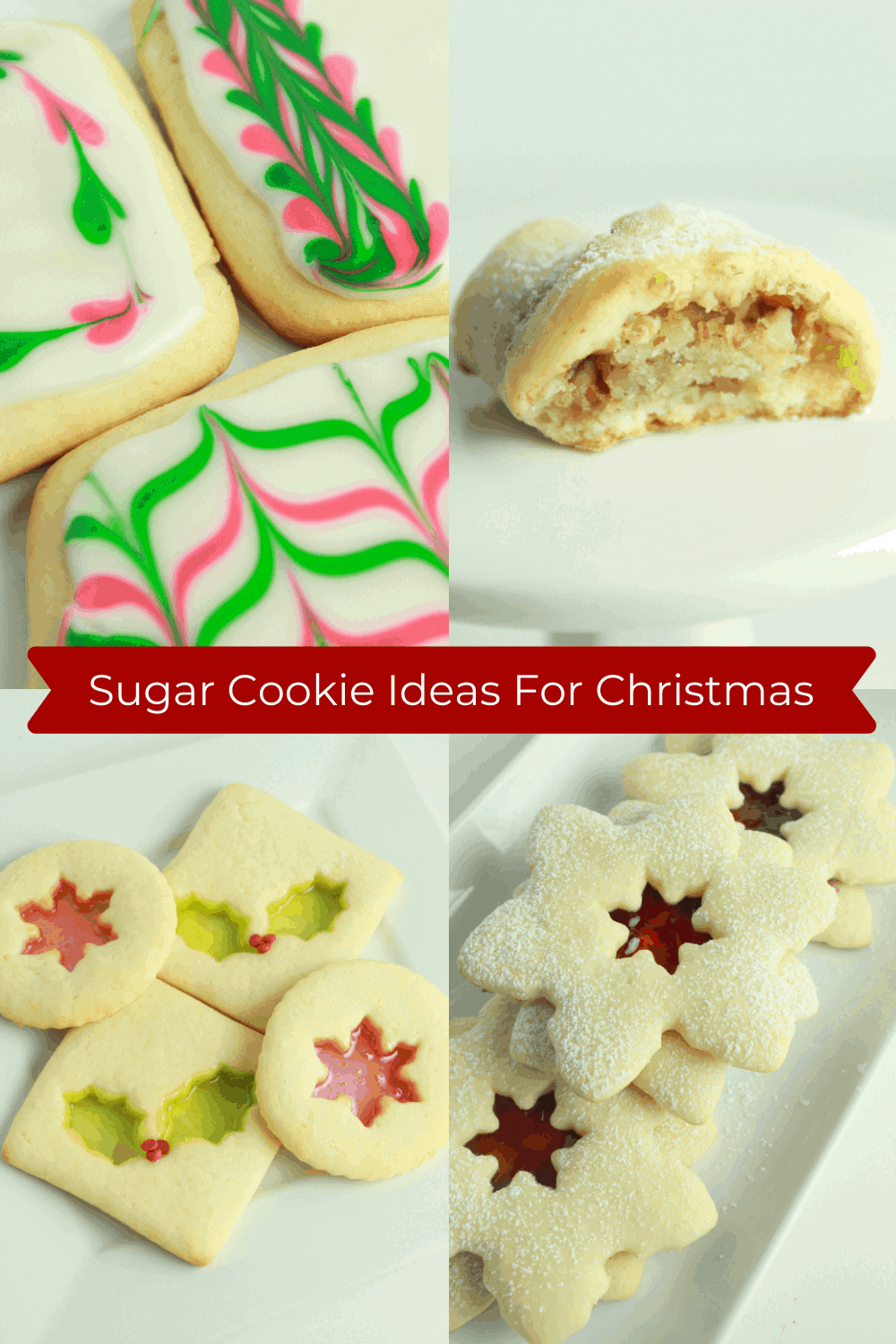 Fun Sugar Cookie Ideas for Christmas featured by top US cookie blogger, Practically Homemade