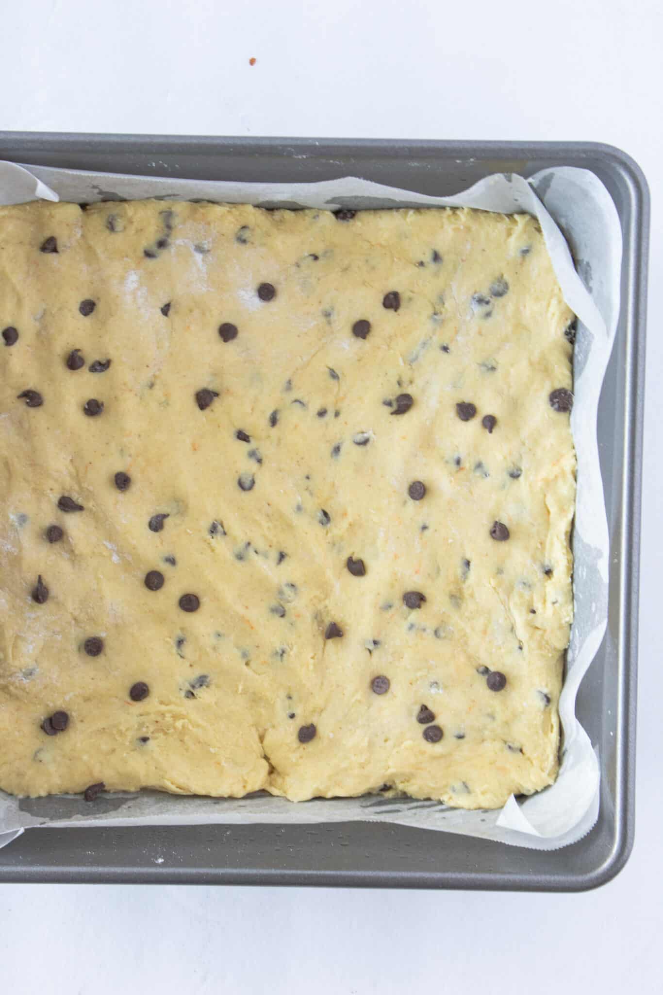 Brown Butter Hersheys Kiss Cookie Bars Made with a Cake Mix featured by top US cookie blogger, Practically Homemade
