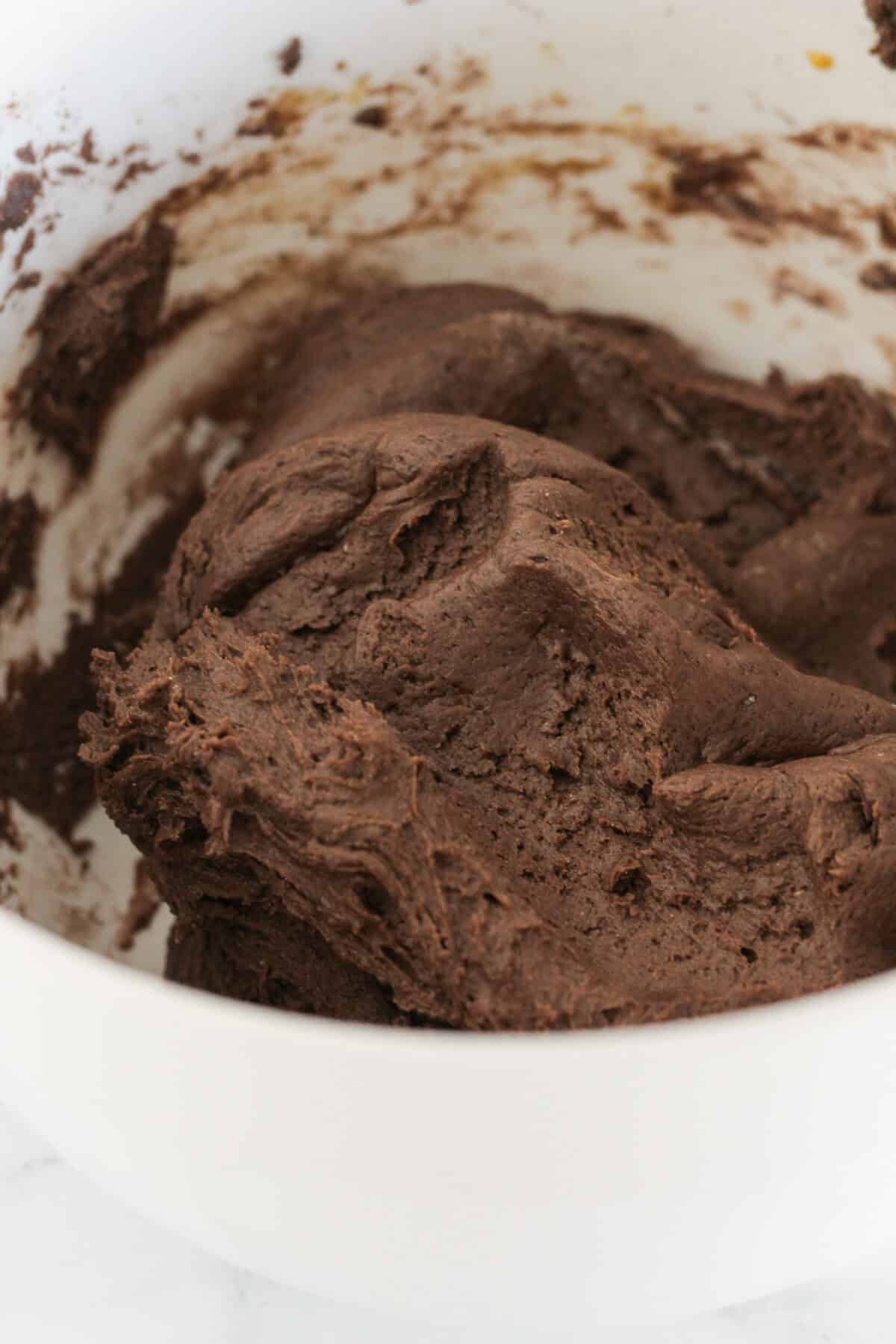 Chocolate cake mix cookie dough.