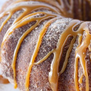 Churro Bundt Cake Made with a Cake Mix, a recipe featured by top US dessert blogger, Practically Homemade