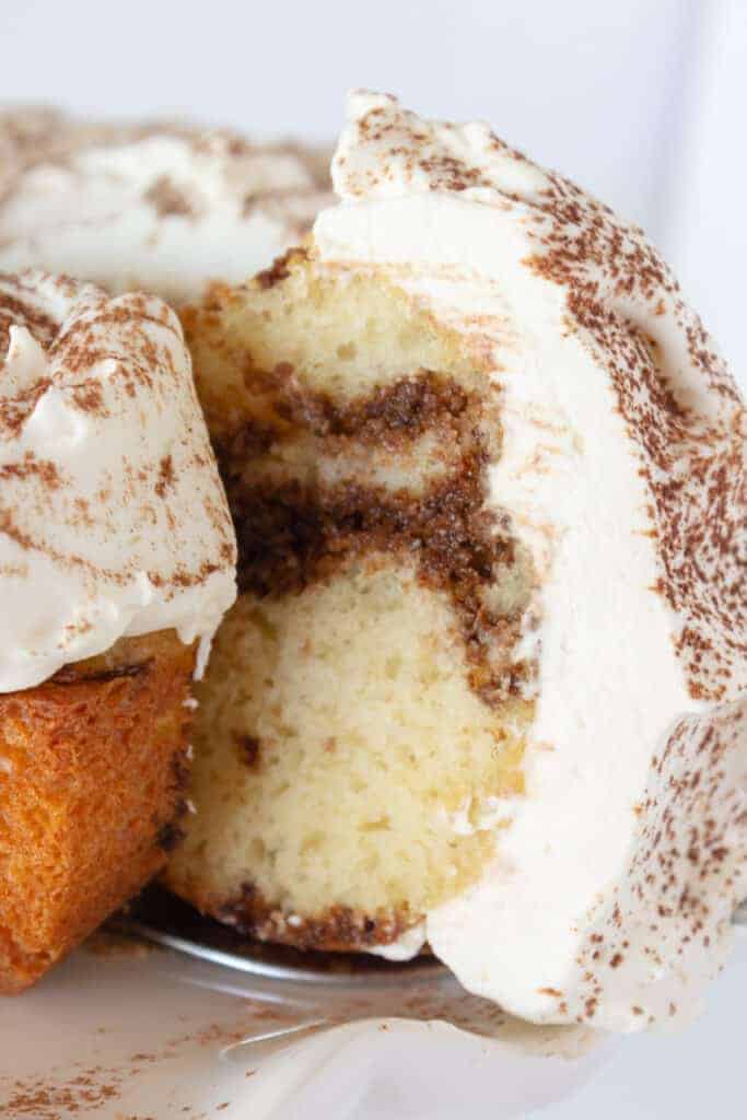 Best Bundt Cakes: Tiramisu Bundt Cake recipe featured by Practically Homemade