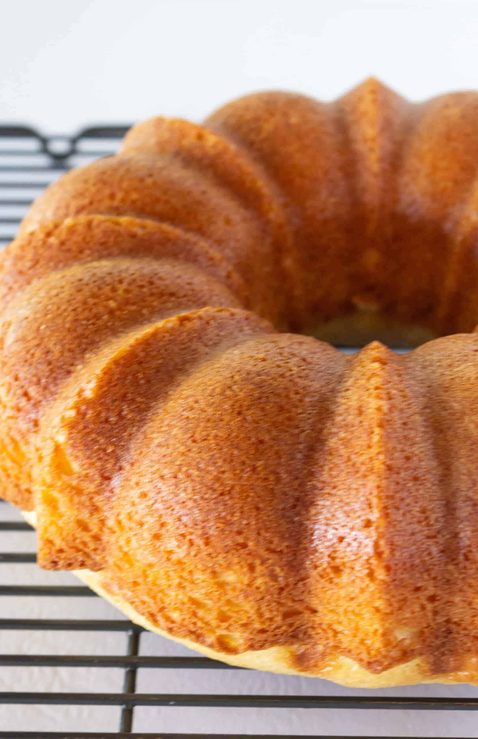 Tiramisu Bundt Cake Recipe featured by top US desserts blogger, Practically Homemade