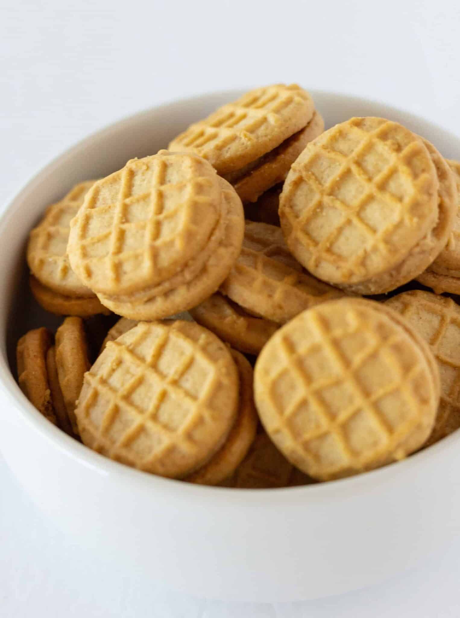 Making the brownie batter and prepping the mini Nutter Butter cookies.