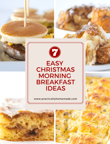 Easy Christmas Morning Breakfast Ideas by top US food blogger, Practically Homemade