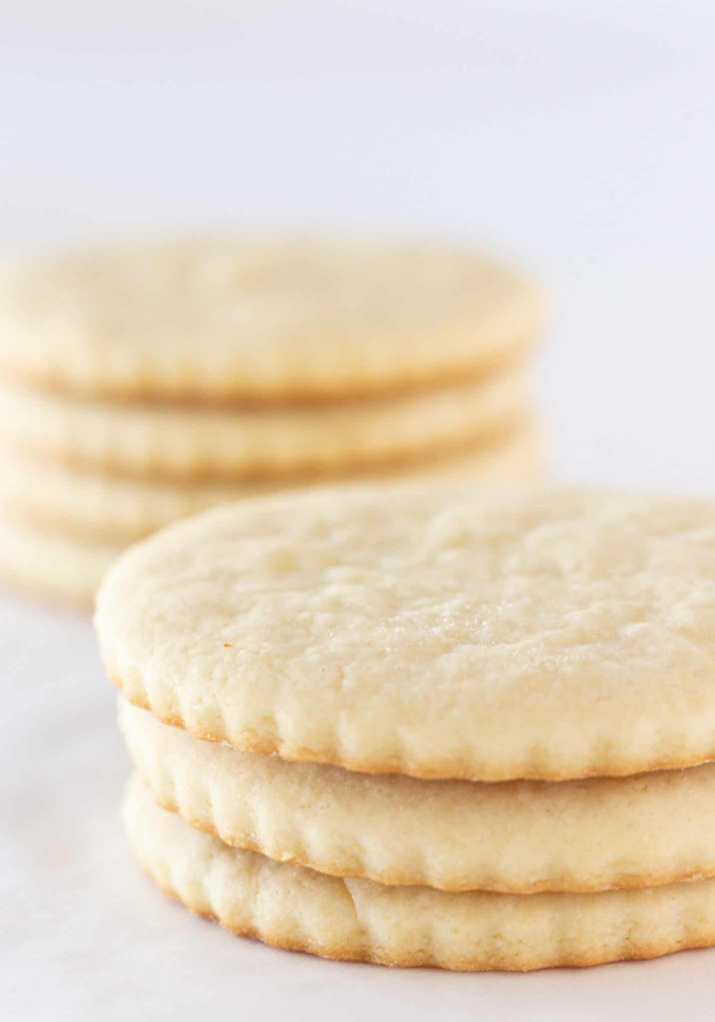 Easy Cream Cheese Sugar Cookies Recipe featured by top US cookies blogger, Practically Homemade