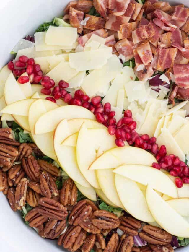 THANKSGIVING HARVEST SALAD RECIPE WITH APPLES