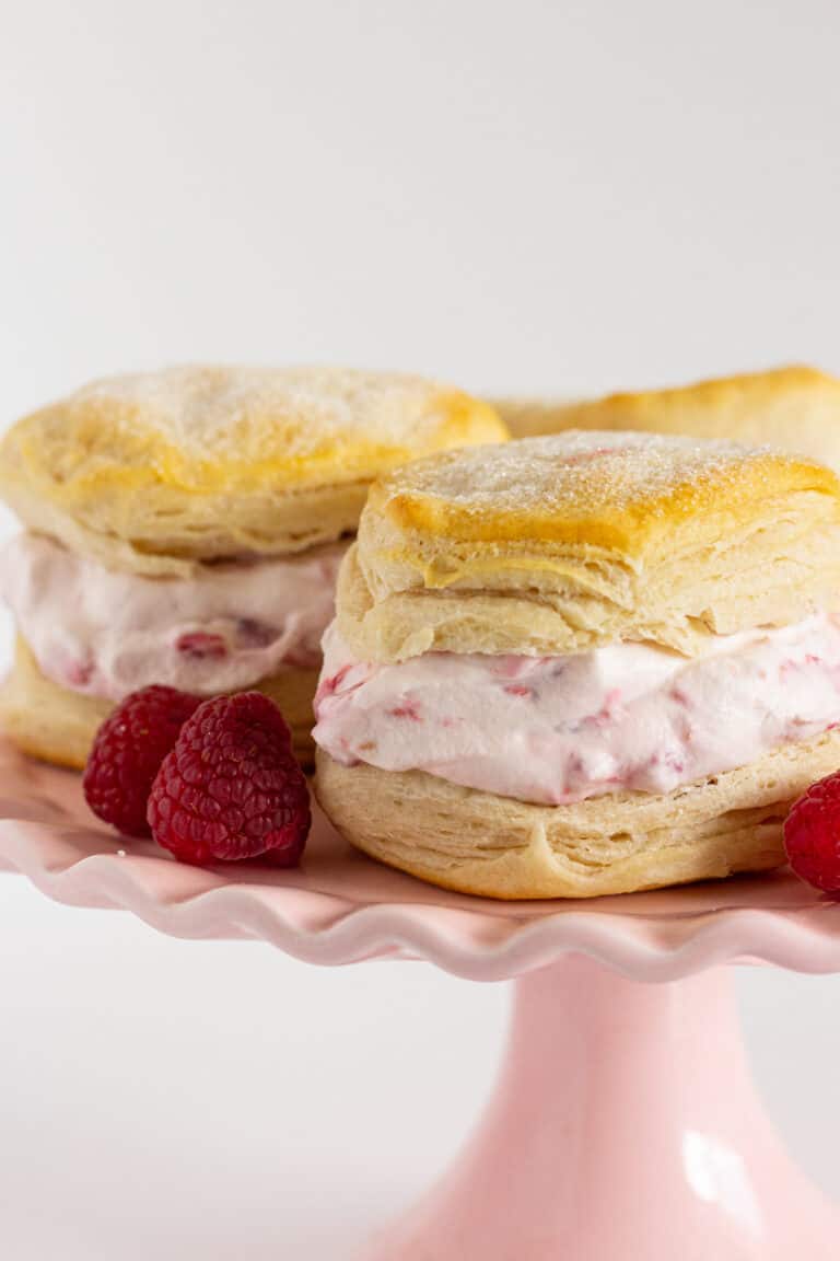 Easy Raspberry Shortcake Recipe Made With Refrigerator Biscuits