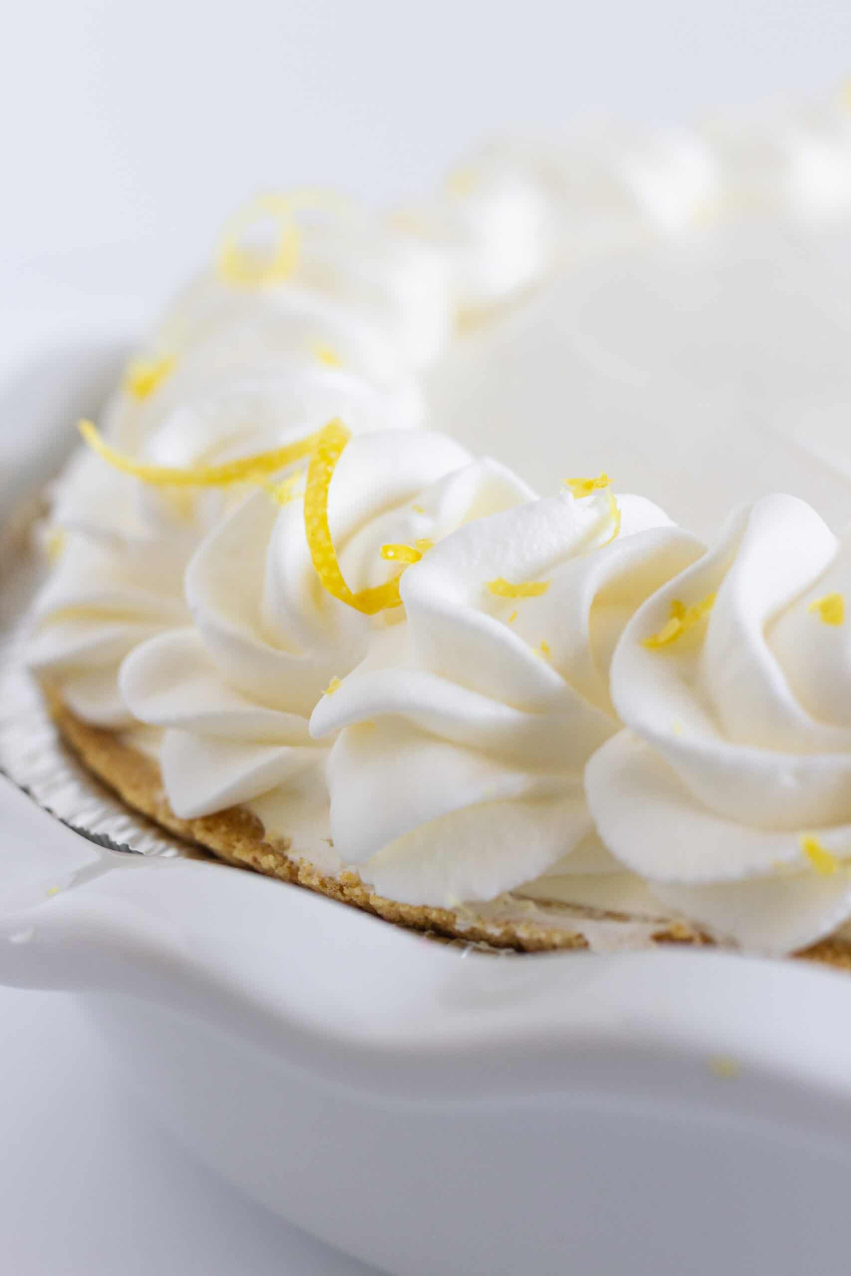 No Bake Lemon Cheesecake Recipe {5 Ingredients ONLY!}, by Top US dessert blog Practically Homemade