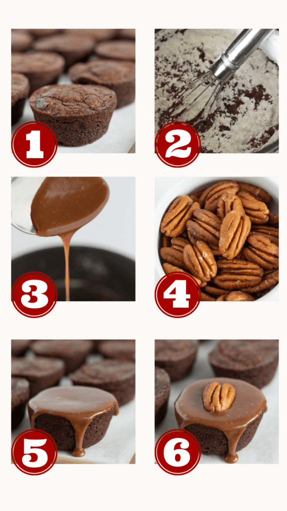 Steps for making Easy No Bake Texas Sheet Cake Bites, by Top US dessert blog Practically Homemade