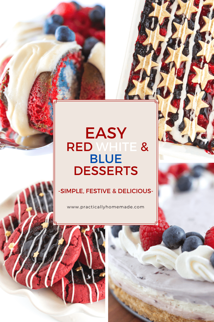 Easy Red White and Blue Desserts
