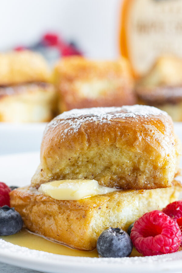 Hawaiian Roll French Toast Practically Homemade