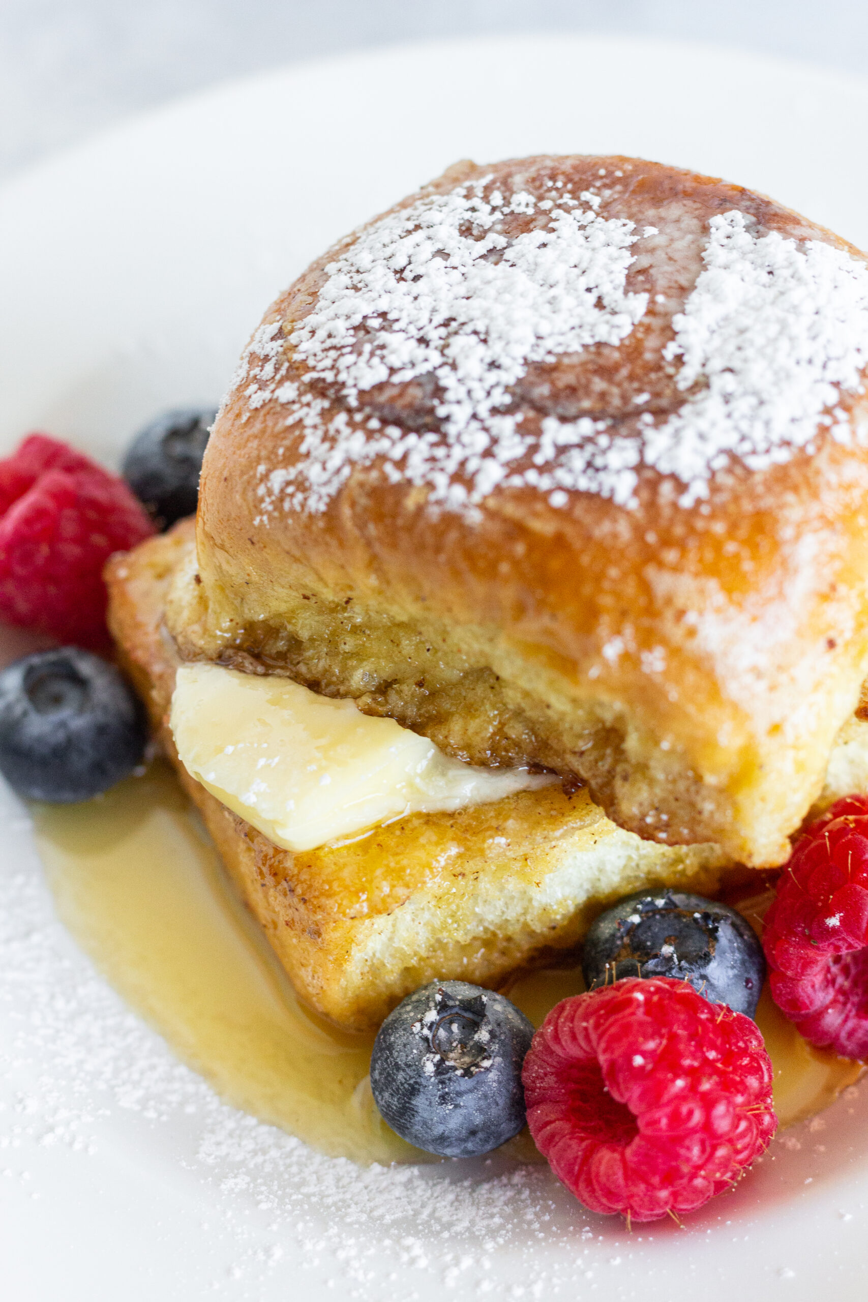 Hawaiian Roll French Toast, by Top US food blog Practically Homemade