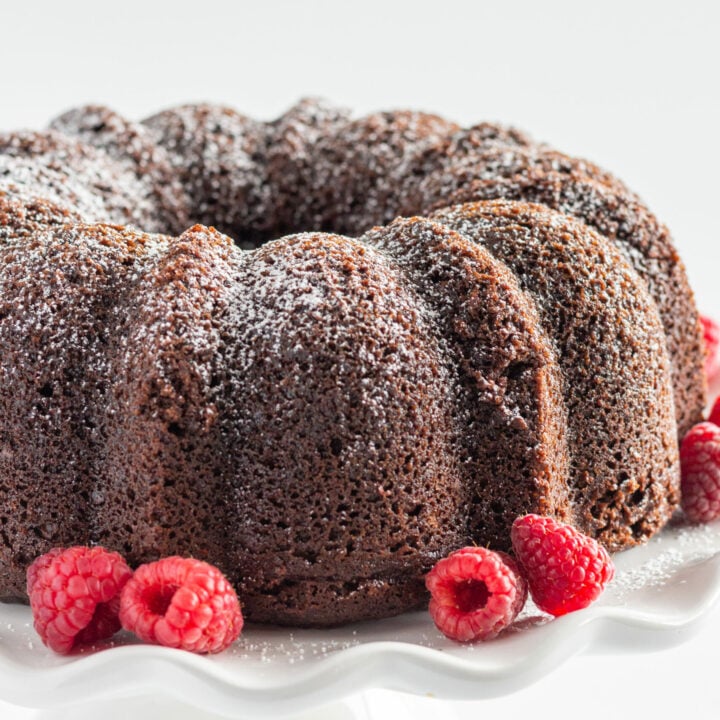 Super Easy Chocolate Brownie Bundt Cake Practically Homemade