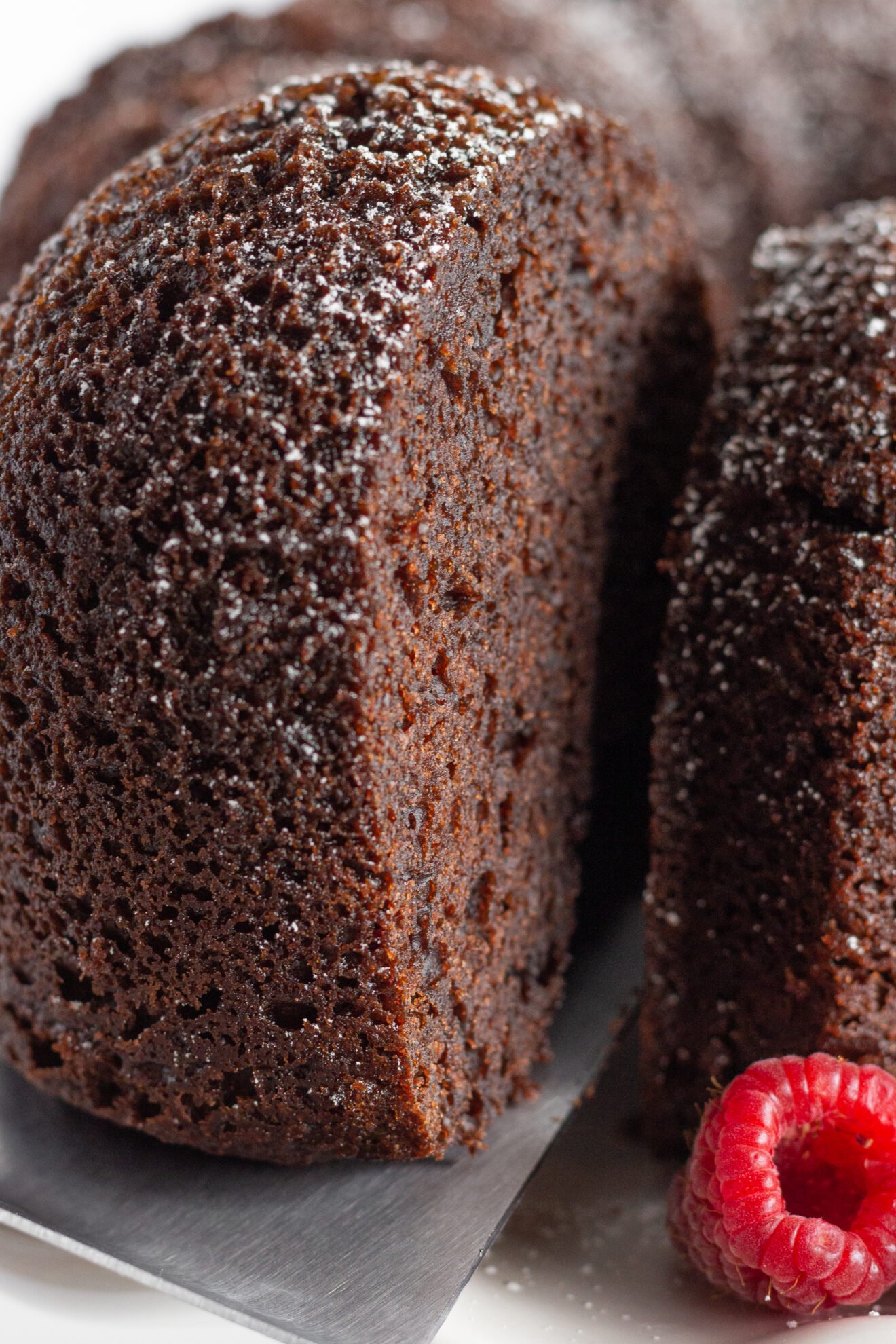 Super Easy Chocolate Brownie Bundt Cake - Practically Homemade