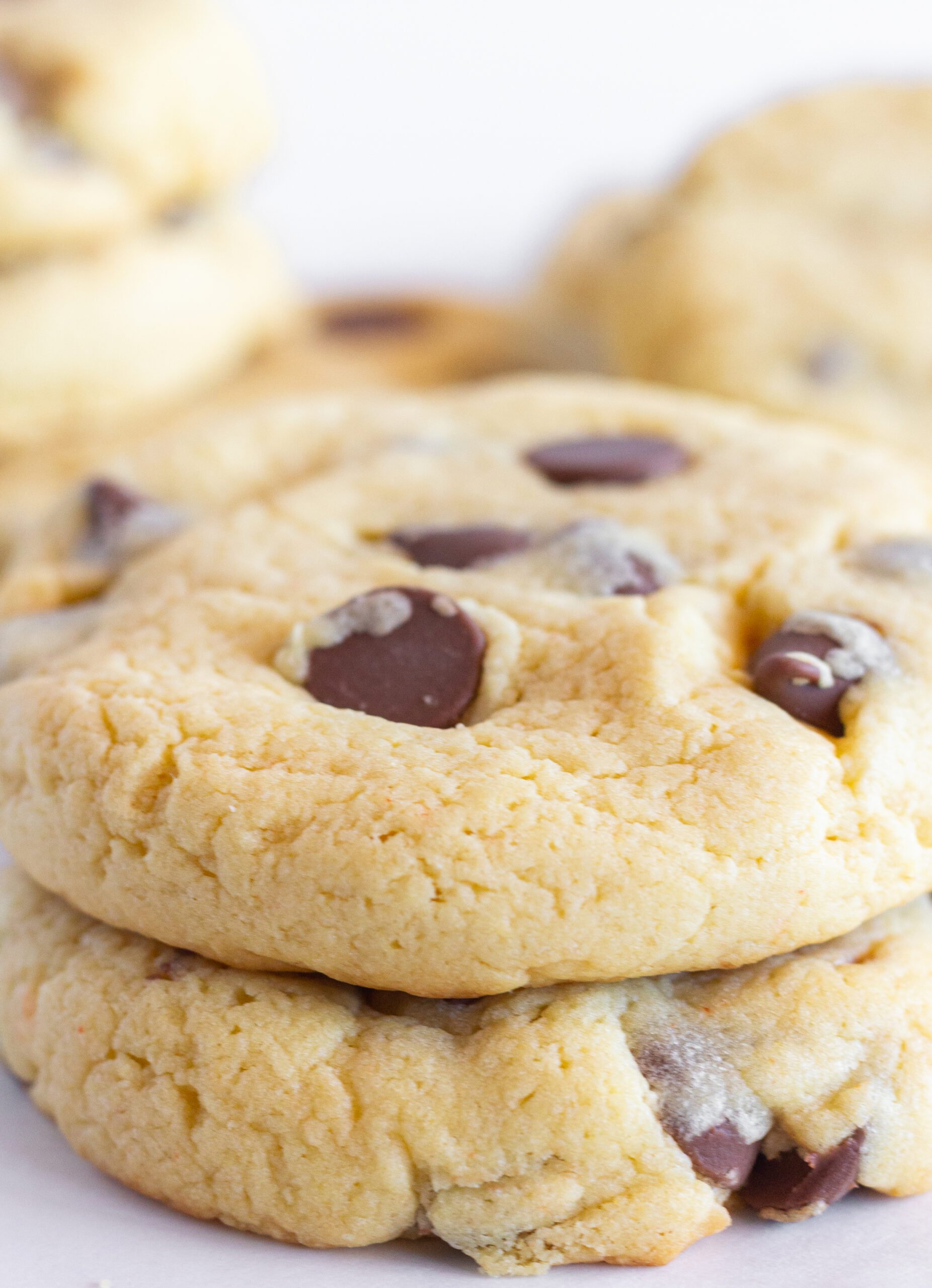 Easy Chocolate Chip Cake Mix Cookies, by Top US Cookie blog Practically Homemade