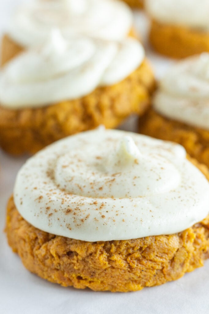 Easy Pumpkin Cheesecake Cookies With A Cake Mix Practically Homemade   Pumpkin Cheesecake Cookie 14 683x1024 