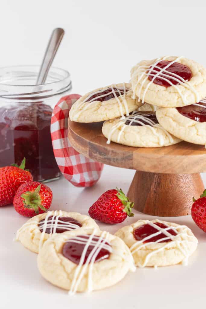 Easy Strawberry Jam Cookies Practically Homemade