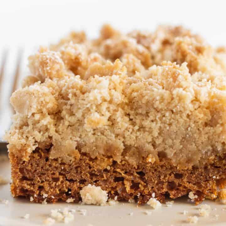 Easy Gingerbread Coffee Cake Recipe - Practically Homemade