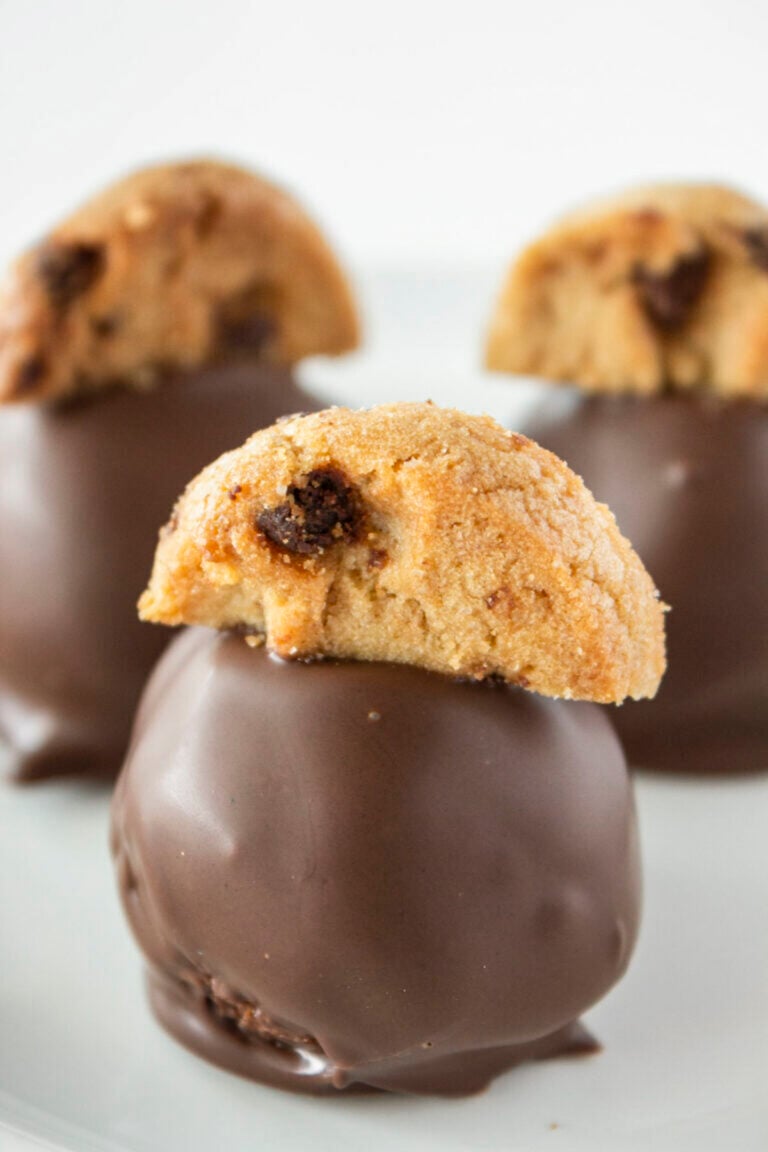 Easy Chocolate Chip Cookie Truffles