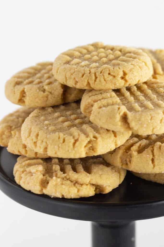 Peanut Butter Cookies made from yellow cake mix.