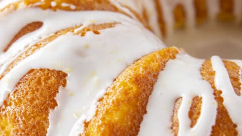 Lemon Pound Cake using Cake Mix