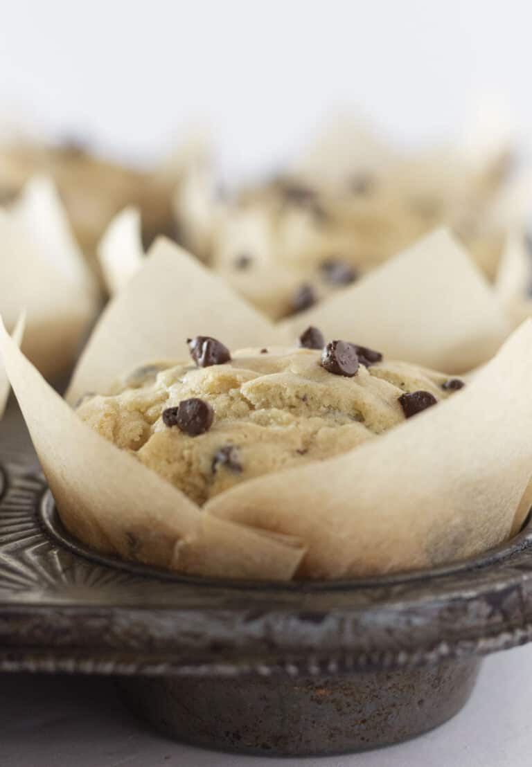 How to make Easy Pancake Mix Chocolate Chip Muffins